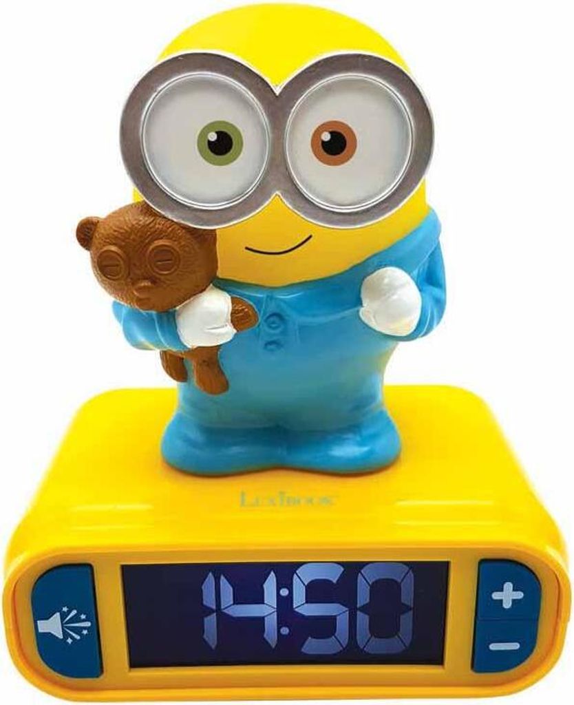 Lexibook Budík s nočním 3D světlem Mimoni Obrázek produktu 