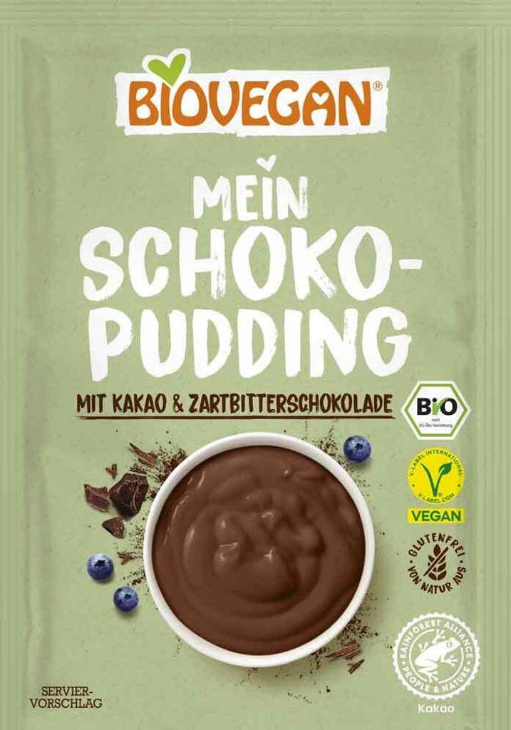 Biovegan Mein Schoko Pudding  55g Produktbild 