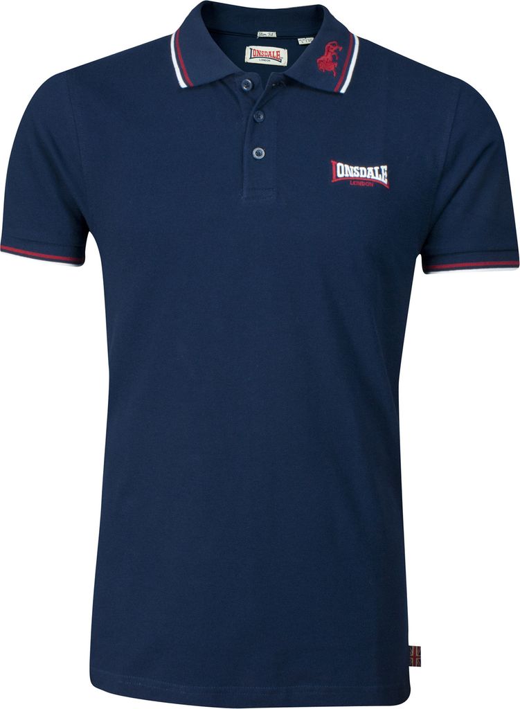 Lonsdale Lion Poloshirt Grösse: M, Farbe: Blau Produktbild 