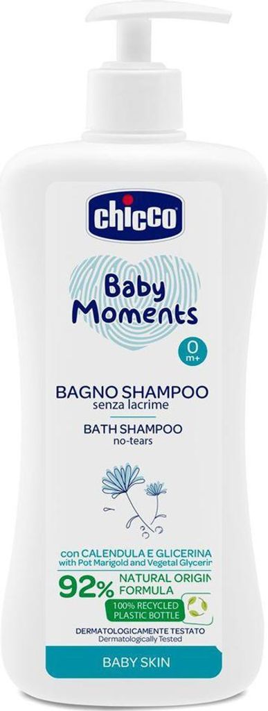 CHICCO Šampon na vlasy a tělo s dávkovačem Baby Moments 92 Obrázek produktu 