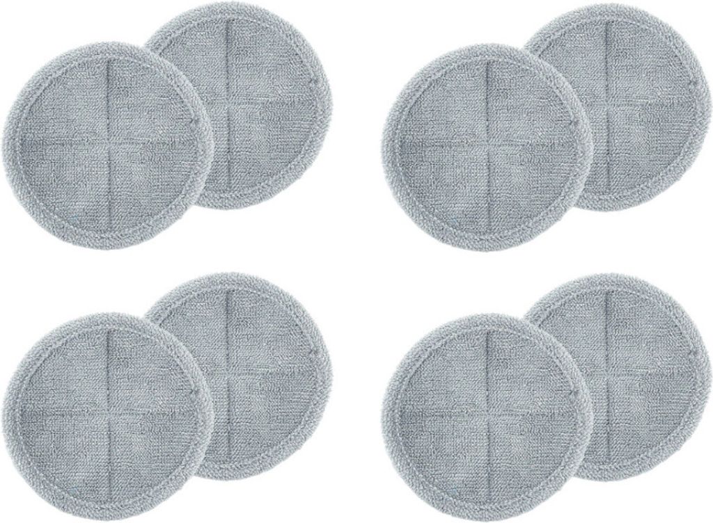 8x Trade-Shop Ersatz Mopptuch / Wischlappen / Wischmopp für Dyson V6 V7 V8 V10 V11 DC58 DC59 DC62 Mopp-Bodendüse Akkusauger Staubsauger / Mikrofaser