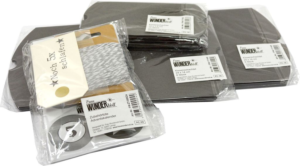 Adventskalender HoHoHo, Farbe grau (Ziffern grau) Produktbild 7