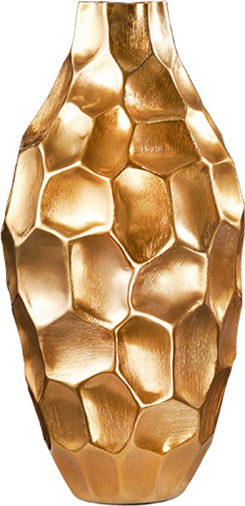 Elegante Vase ORGANIC ORIENT 45cm gold Hammerschlag Design Produktbild 8