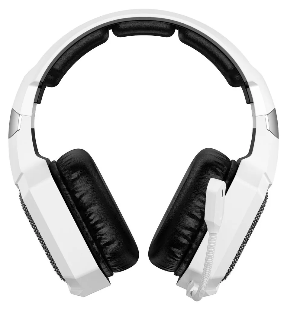 Double Casque Gaming GT806 Tri-Mode 2.4G Bluetooth 5.3 Blanc en ABS