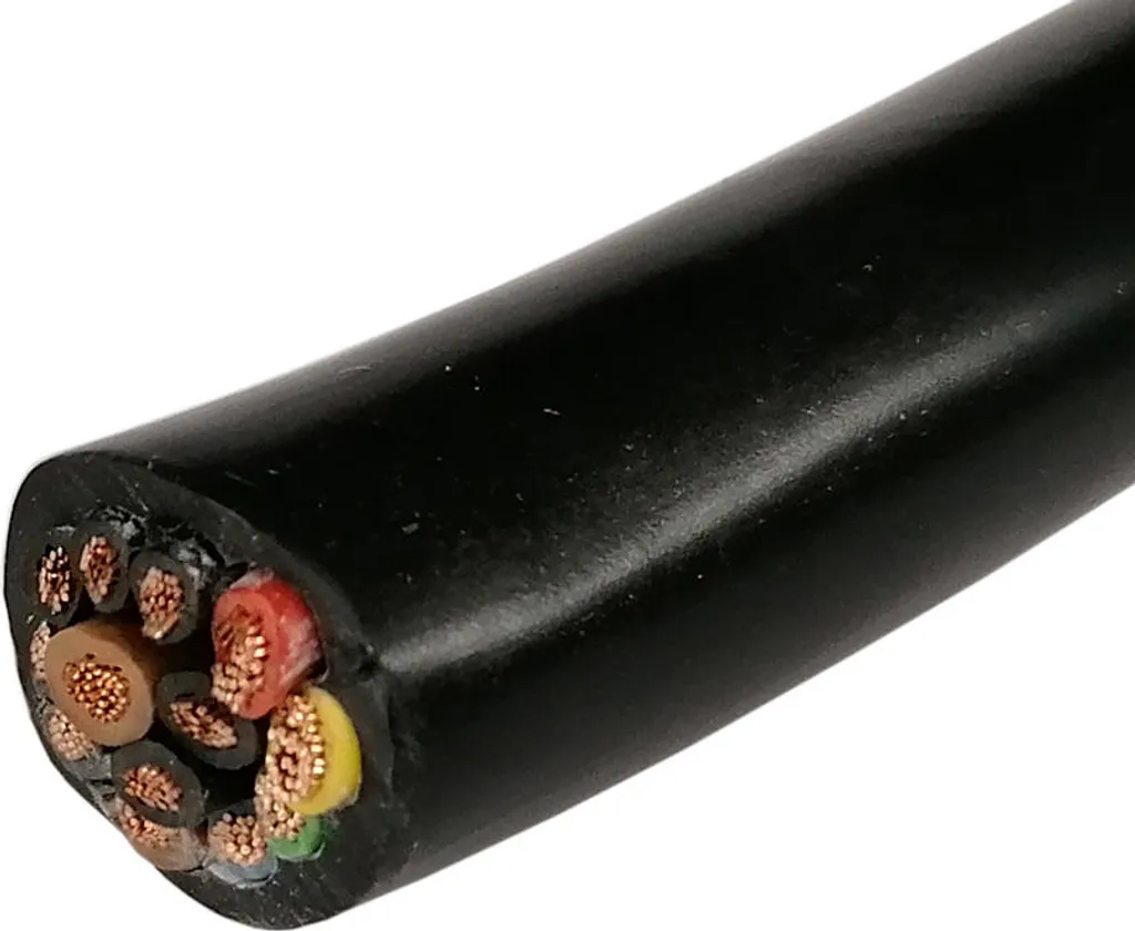 Câble Électrique 13 Broches pour Remorque et Caravane - Gaine Robuste