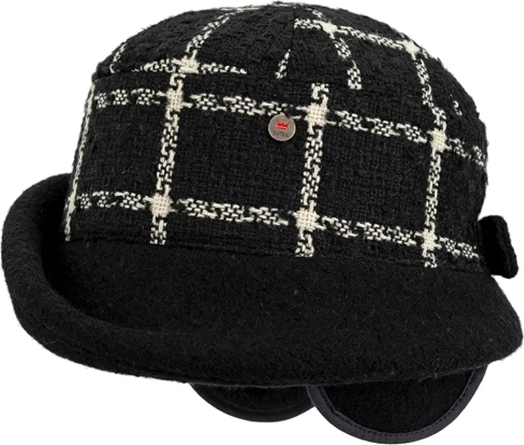 Cappello Uomo Balke a Quadri con Paraorecchie - Stile Elegante Inverno