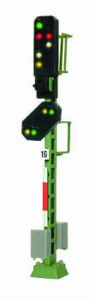Signal lumineux Viessmann 4416 N avec LED CMS et mât métal détaillé