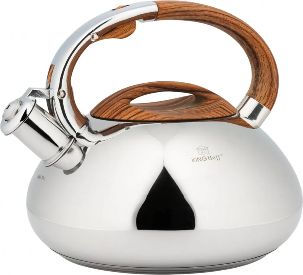 Kinghoff bollitore in acciaio 3,0l con fischietto 8069