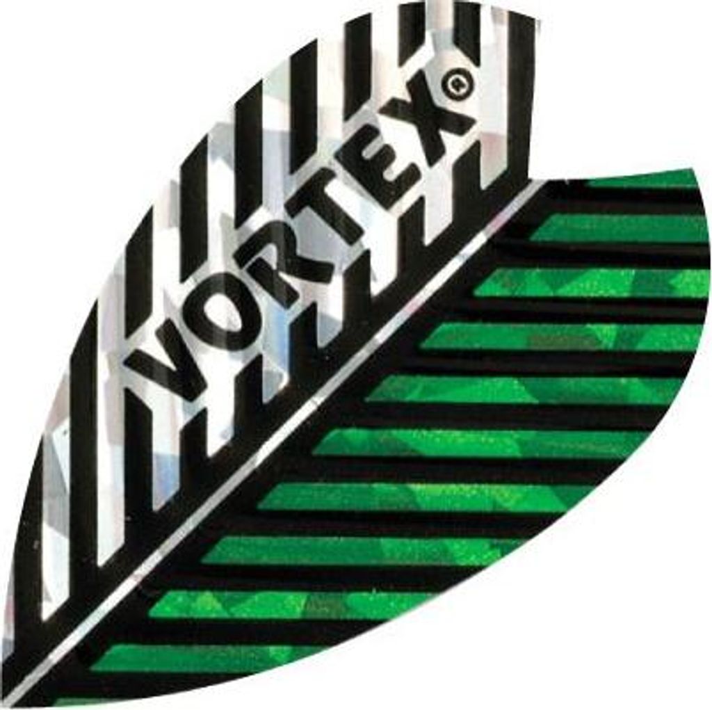 Flights Vortex, Form X (größere Form), grün-weiß