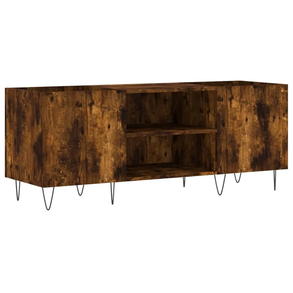 Armadio Tecnico Rovere Fumé 121x38x48 cm - Struttura Rinforzata