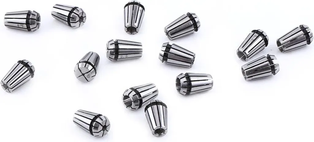 Set Di 6 Pinze ER32 10-20 Mm In Acciaio 65Mn – Per Tornio CNC E Macchine Per Incisione