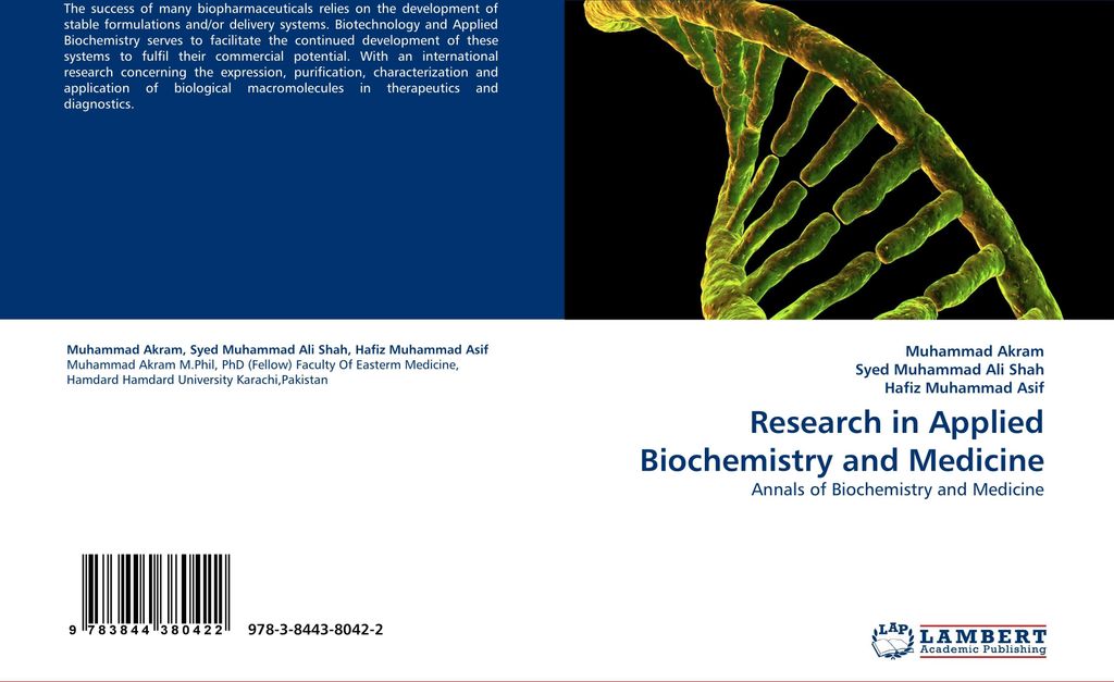 Research in Applied Biochemistry and Medicine