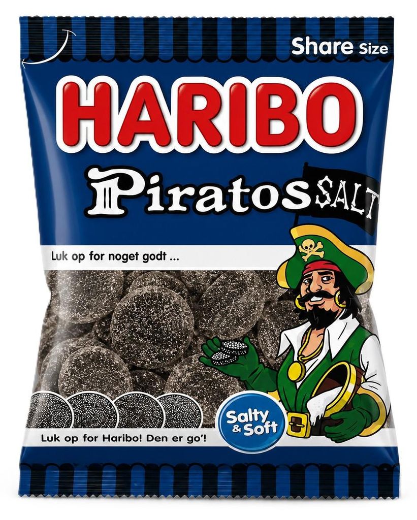 Haribo Piratos Salt 340g Produktbild 