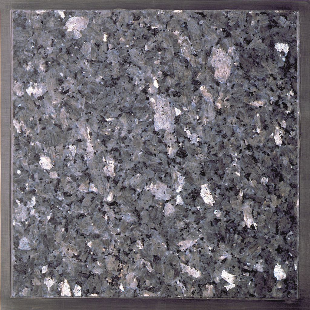 Einbau Granitfeld Blue Pearl inkl. Edelstahlwanne 250 x 250 x 10 mm