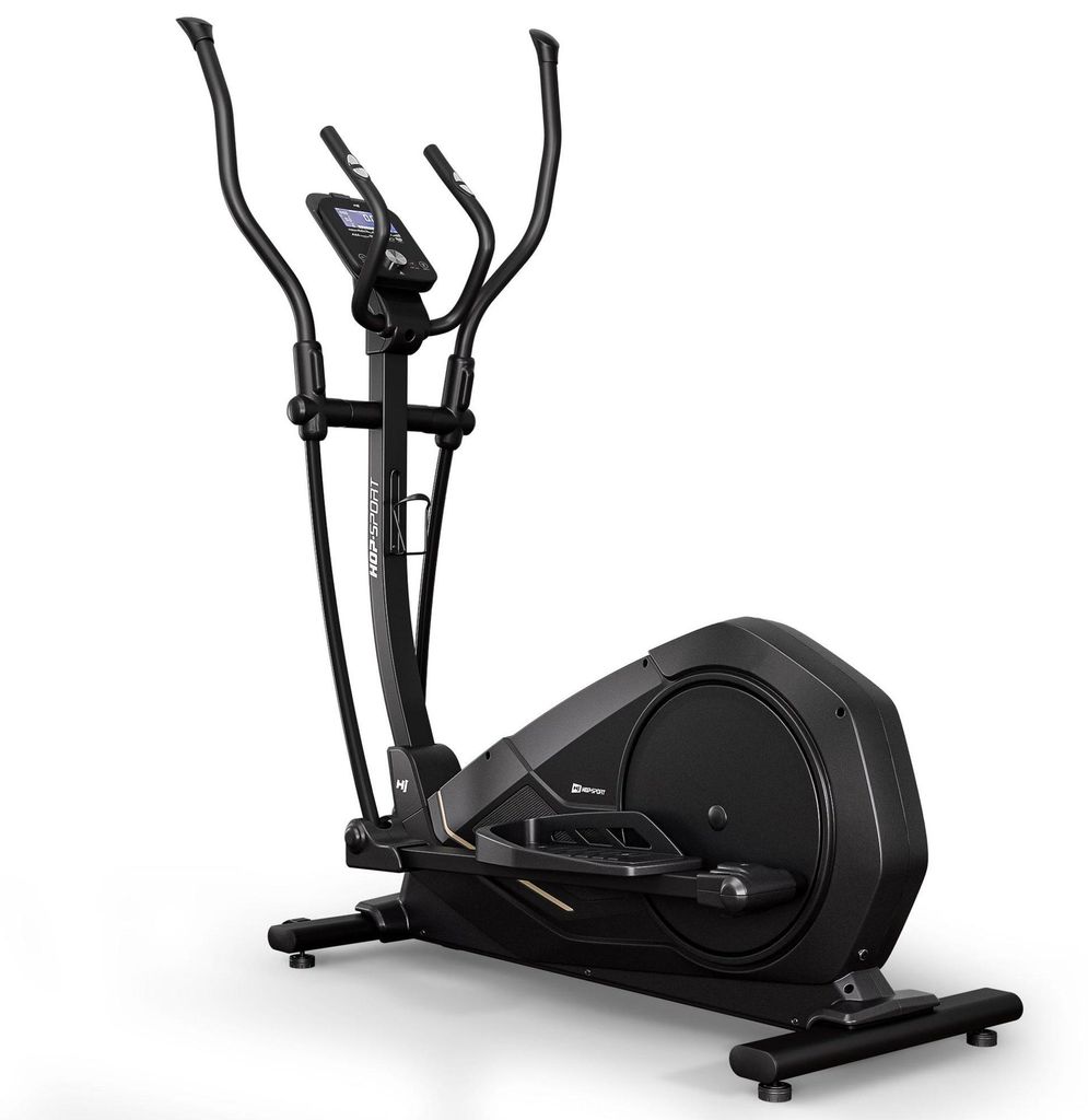 HOP SPORT Crosstrainer für Zuhause HS-5000C, Magnetischer Ellipsentrainer mit Bluetooth, Heimtrainer mit 32 Widerstandsstufen, Belastbar bis 130 kg
