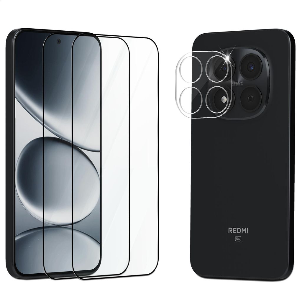 2-balenie Xiaomi Redmi Note 15 Pro 5G Ochranné sklo na Obrázok produktu 