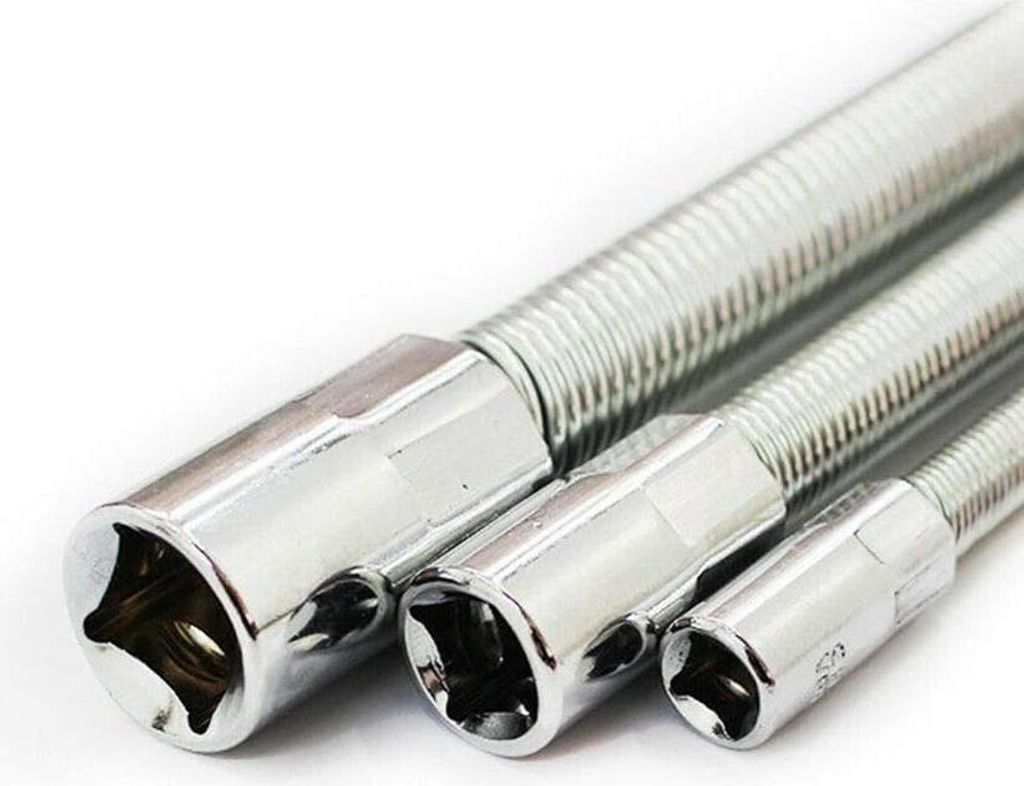 Socket Vogueing Tool - Flexible Verlängerungsstange - Quadratischer Kopf - Tote und Schmale Bereiche Erreichen - 3/20,3 cm 200MM