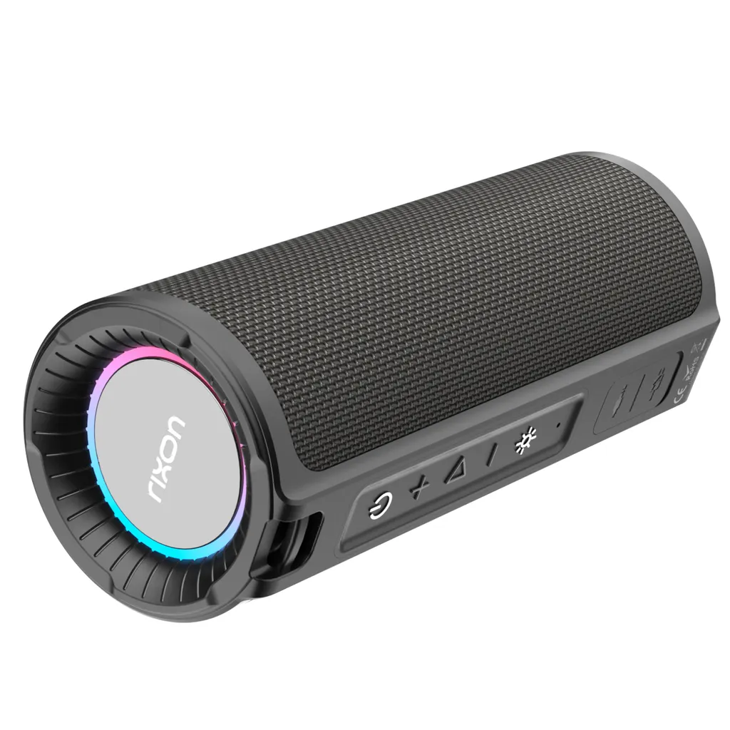 Haut-parleur Bluetooth 30W Rixon Tube Noir : Audio Sans Fil Premium