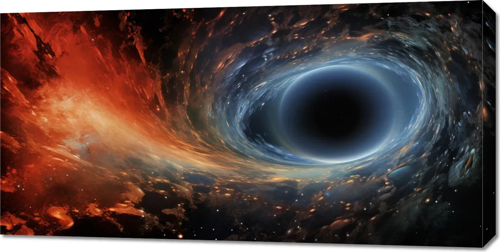Quadro Universo 100x50 - Decorazione Parete Tema Spaziale Relax