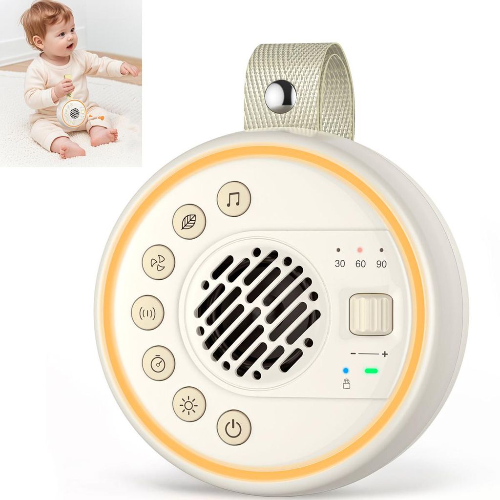 White Noise Machine Tragbare Einschlafhilfe Babys Produktbild 