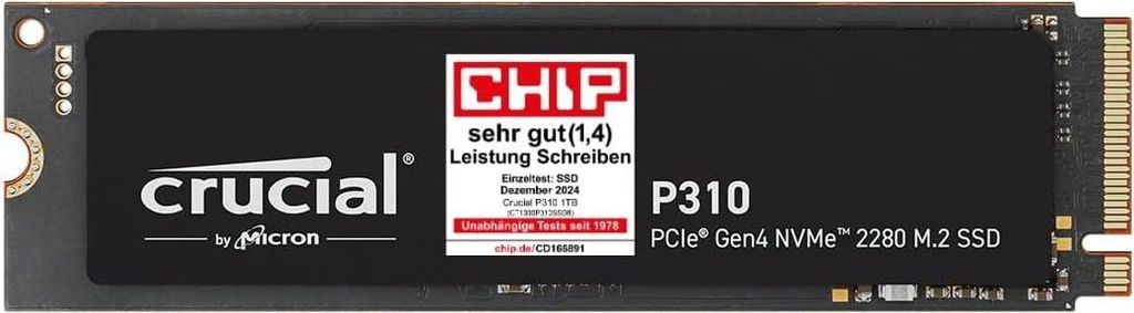 Crucial P310 SSD 1 TB M.2 2280 – CT1000P310SSD801 Obrázek produktu 