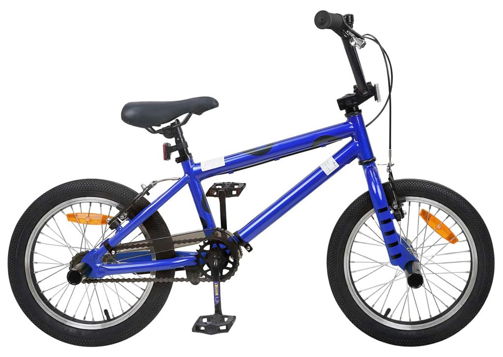 BMX Rad 16 Zoll für 5-8 Jahre alt Dunkelblau