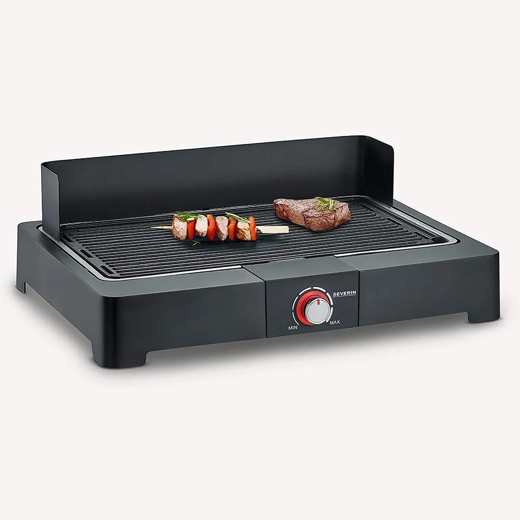 Grill Électrique de Table Severin PG8567 Barbecue Portable Intérieur - 5