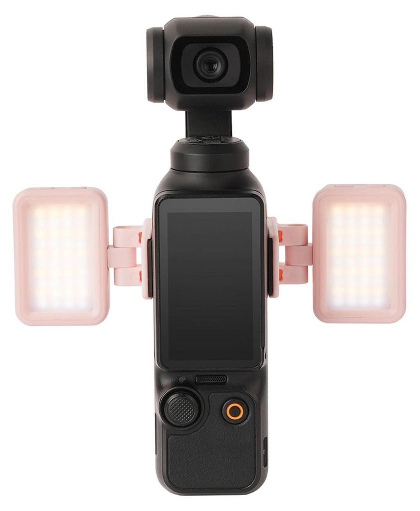 Dimmbares Tri-Color Fill Light für DJI Osmo Pocket 4 / 3 Pink Kamera Zubehör