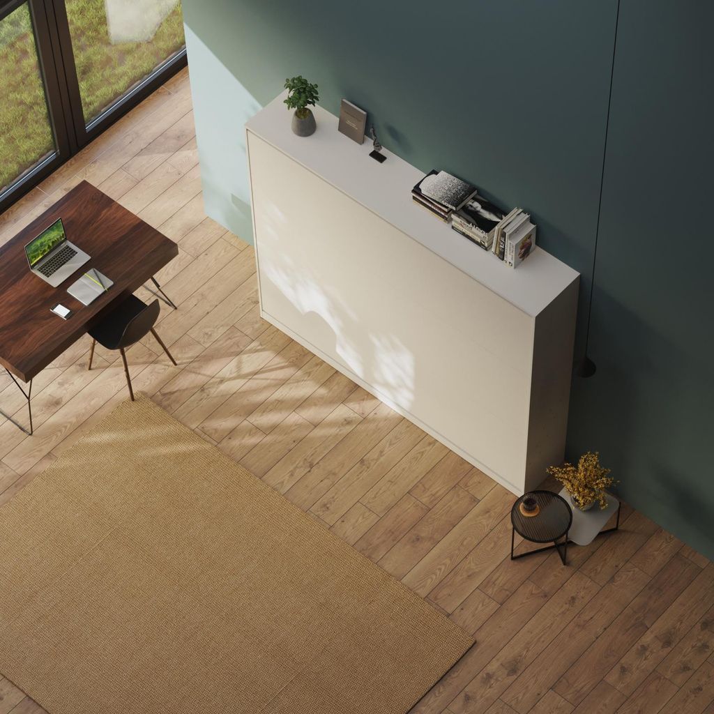 Skříňová postel Classic 160x200 Horizontal White Bez Obrázek produktu 8
