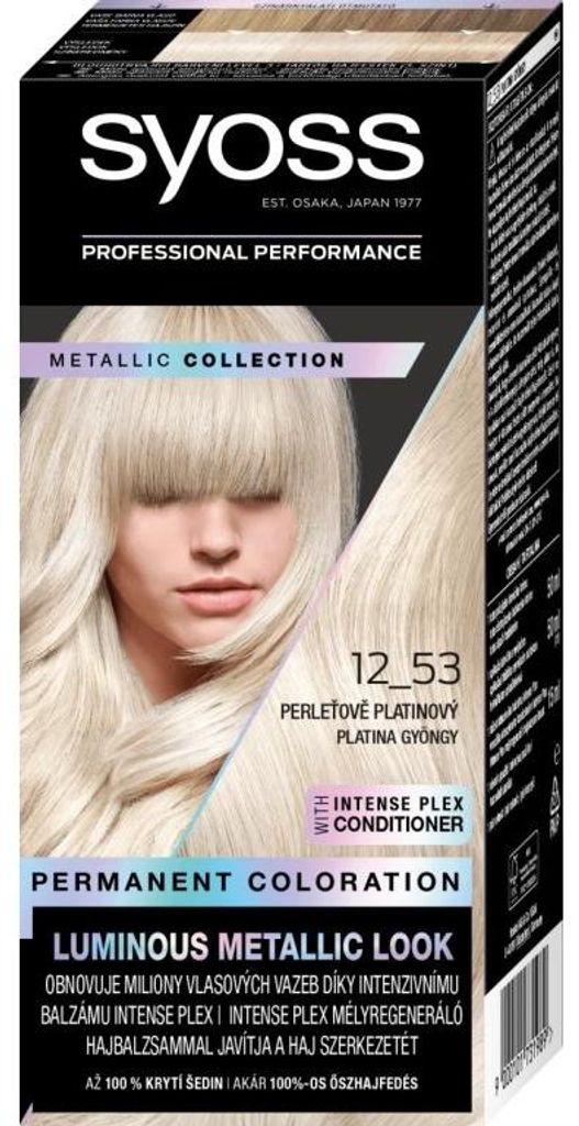 Syoss Color 12_53 Perleťově platinový 50 ml Obrázek produktu 