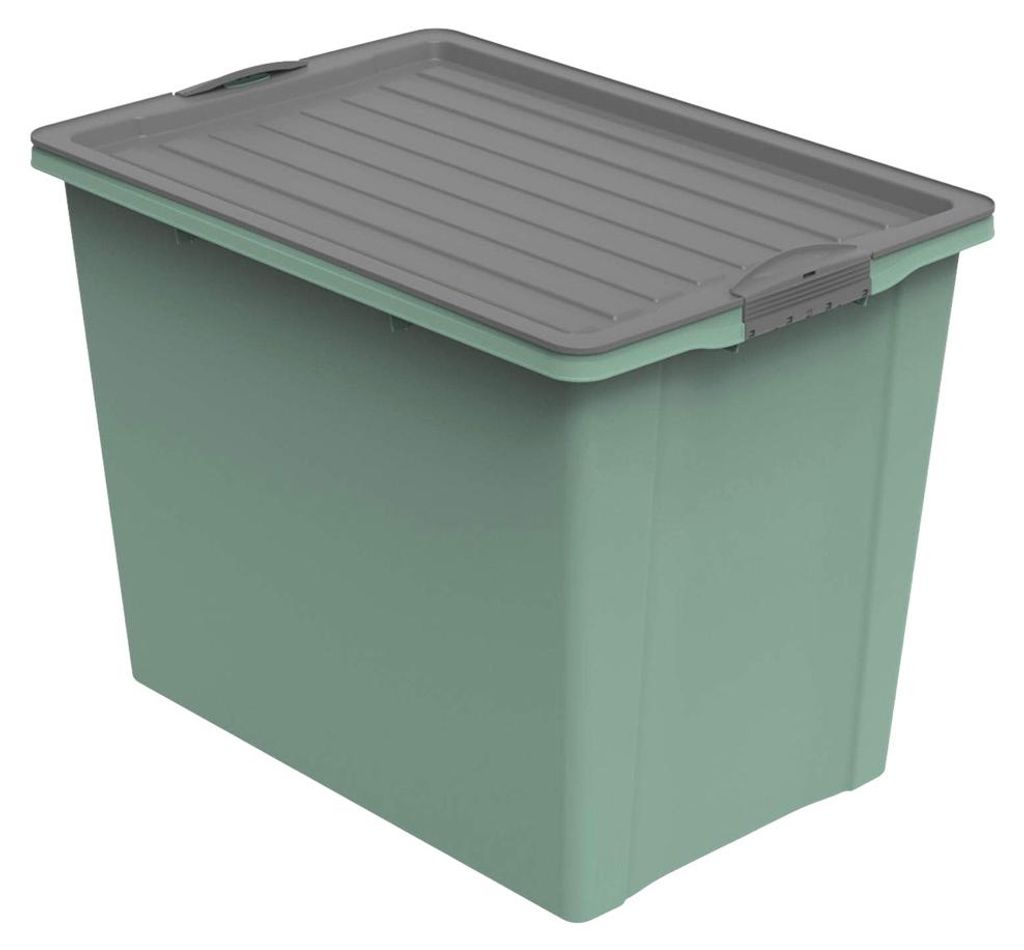 Rotho Aufbewahrungsbox mit Rollen 70L COMPACT ECO - Produktbild 