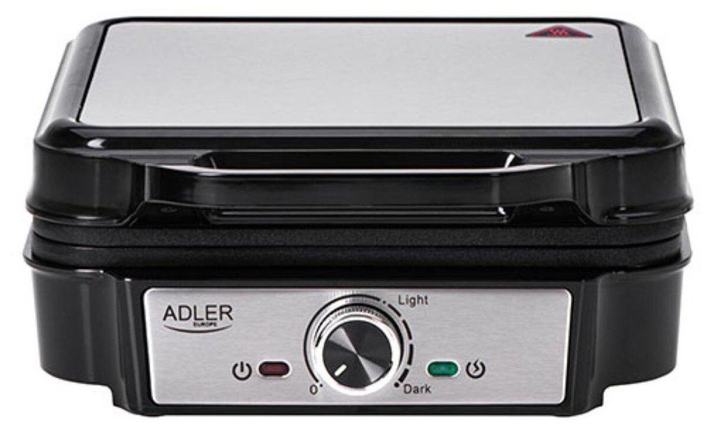 Camry AD 3083 waffle iron 4 Black Silver Image du produit 