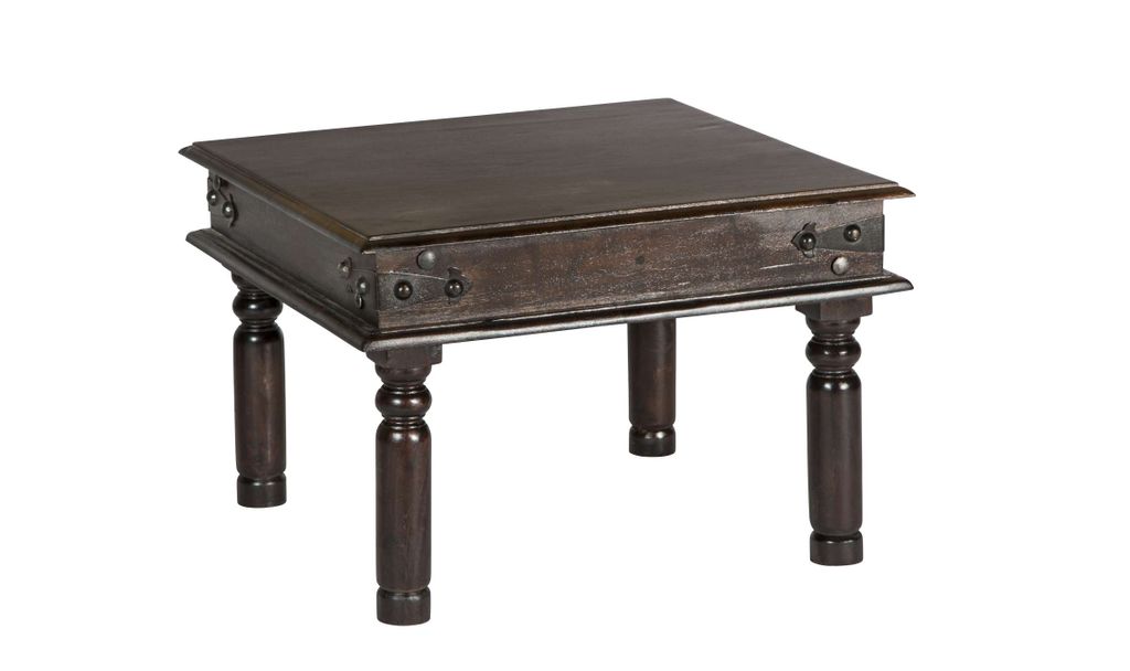 MiaMöbel Couchtisch Colombo 90x60 cm Kolonialstil Massivholz Pinie Walnuss