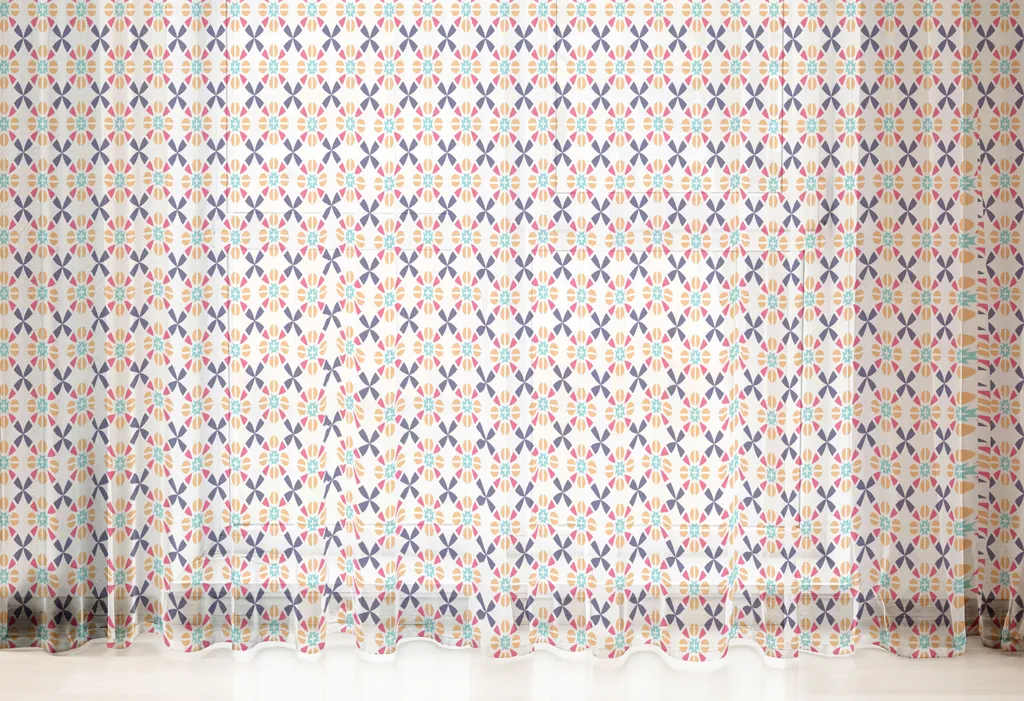 Arazzo Etnico ABAKUHAUS Mosaico 210x274 - Tessuto Effetto Seta - 2
