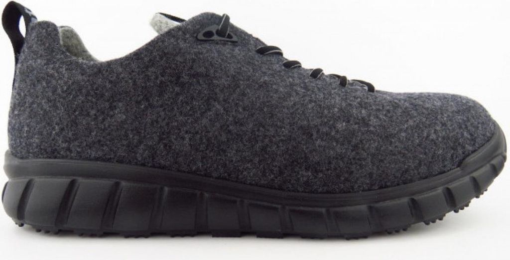 Ganter Evo Merino anthrazit Herren sportlicher Schnürer in Grau, Größe 11