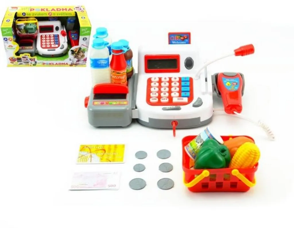 Caisse enregistreuse Teddies 30cm robuste et interactive pour le plaisir - 6