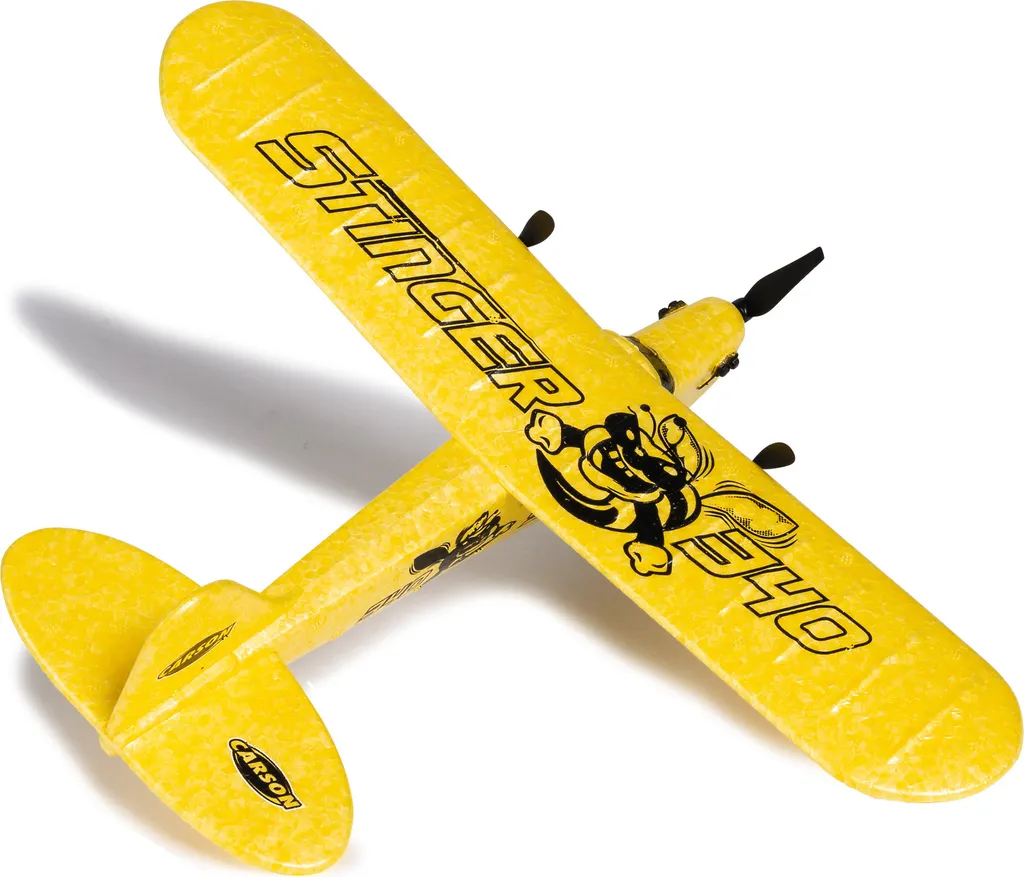 Avion Télécommandé Incassable Carson Stinger 340 : Vol Stable et Facile