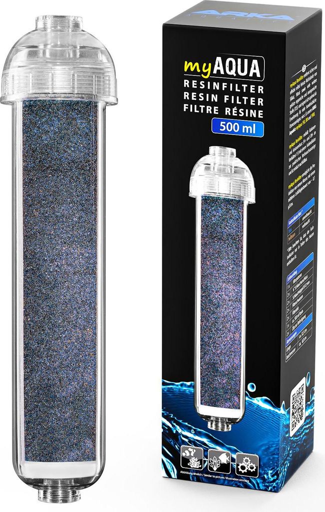 ARKA Resinfilter 500 ml für Umkehrosmoseanlage Aquatics myAQUA 190/380