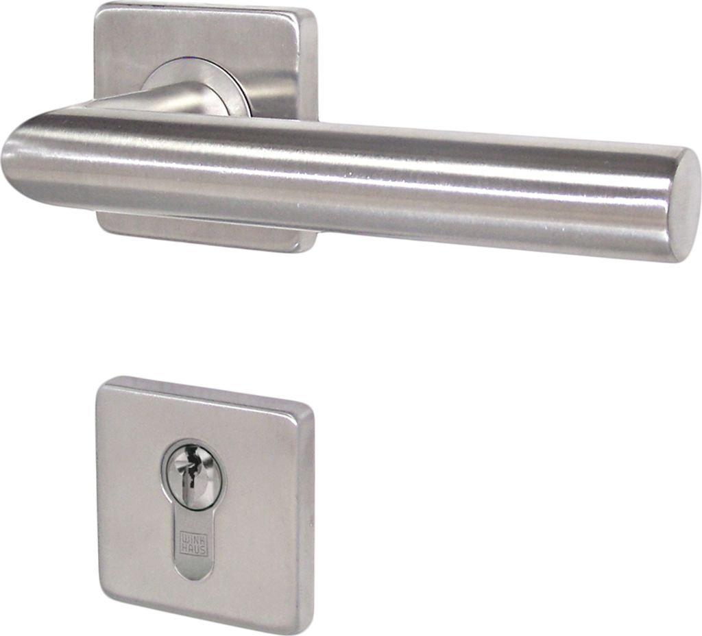Edelstahl Türbeschlag MO-0010 R PZ Türdrücker Türklinke Türgriffe