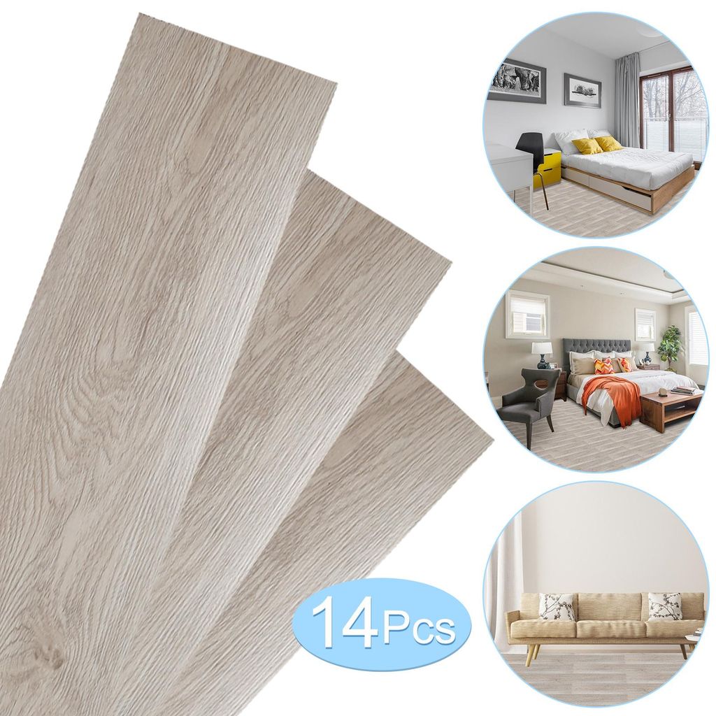 Vigevee 3 m² PVC Vinylboden Selbstklebend 21 Stück Produktbild 