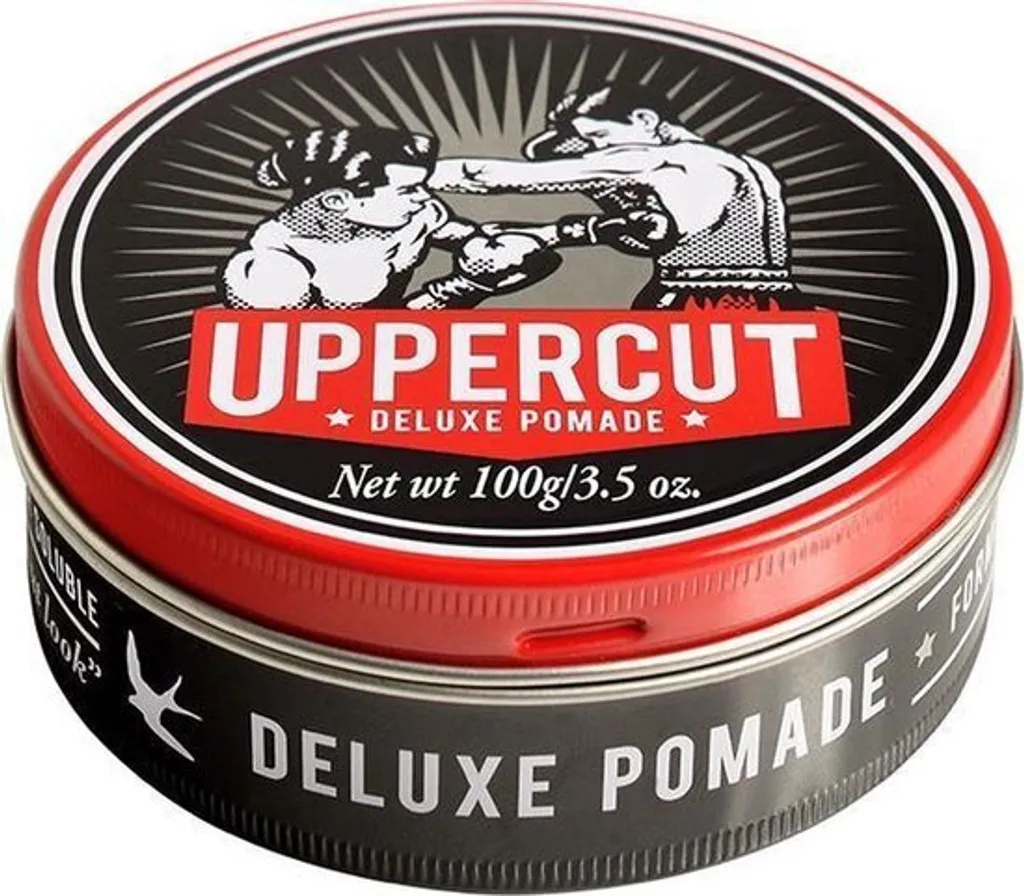 Pomade Uppercut Deluxe 100g cire cheveux fixation forte homme