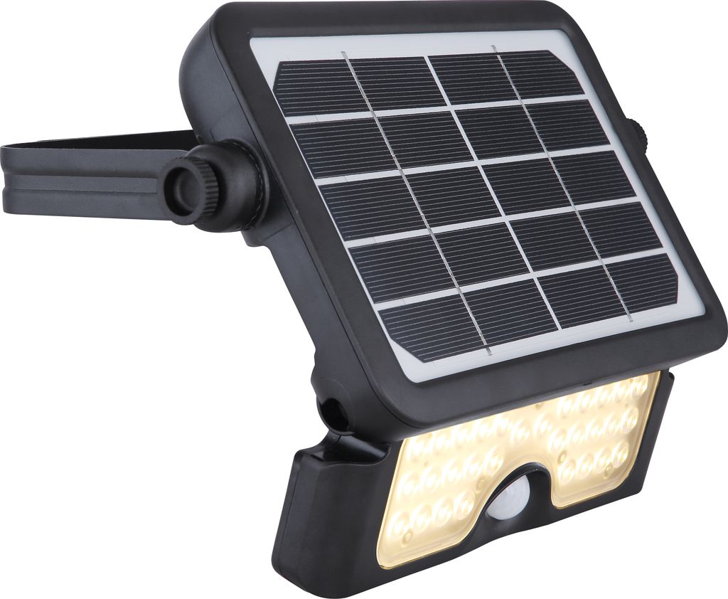 Globo Lighting Solarleuchte Kunststoff schwarz, LED