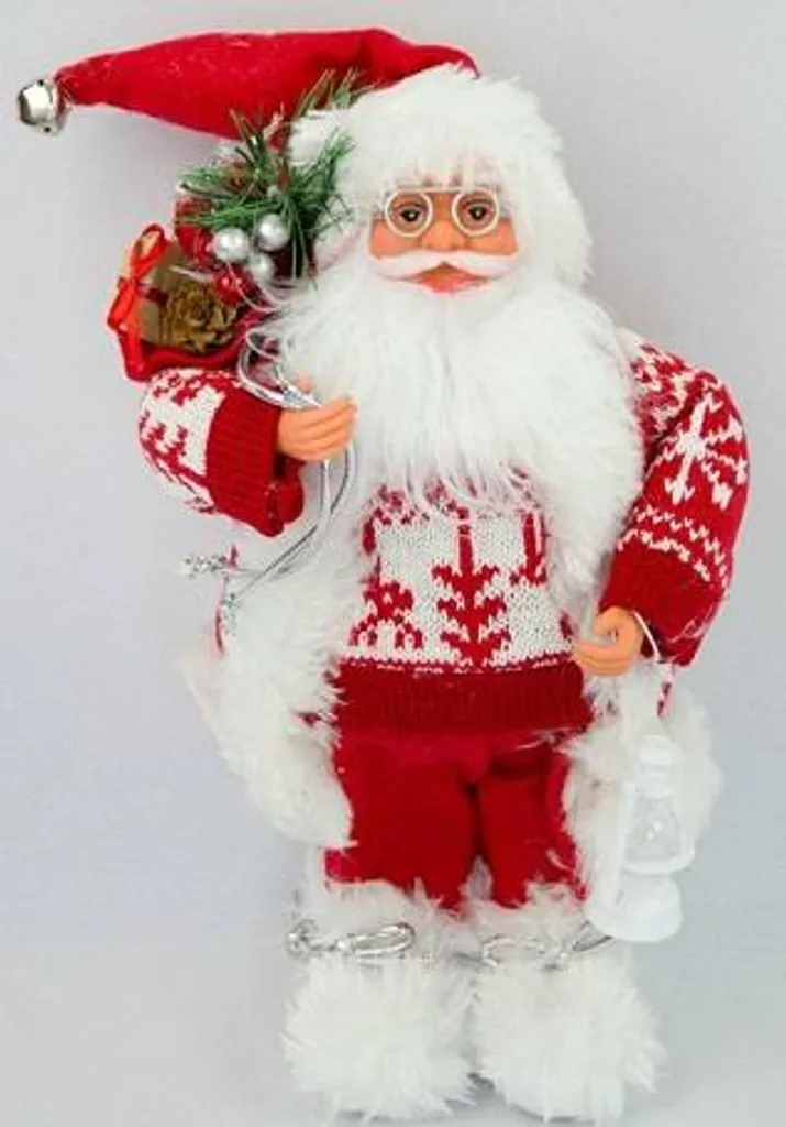 Père Noël de collection Boż-0407 7833 avec finitions luxe en velours