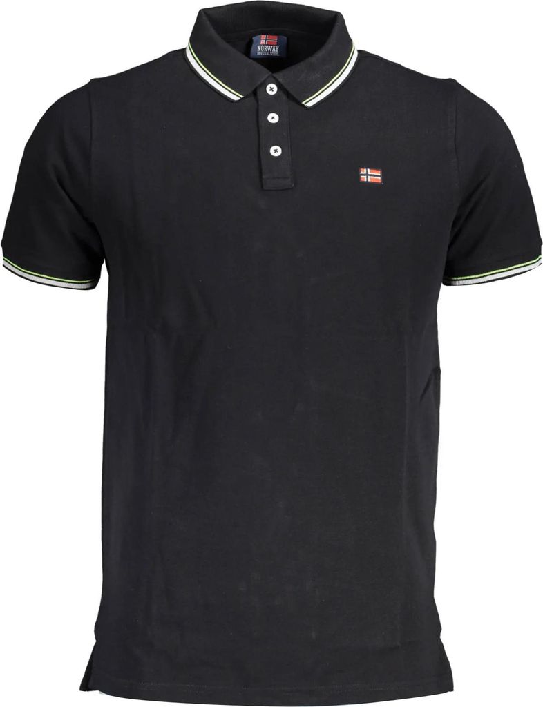 NORWAY 1963 Herren Kurzarm-Poloshirt Schwarz 838862_5992CF5_NEROBLACK : Größe - S Größe: S
