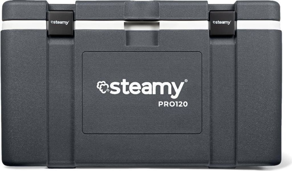 Steamy Pro 120 Kühlbox, 120L, Grau Produktbild 