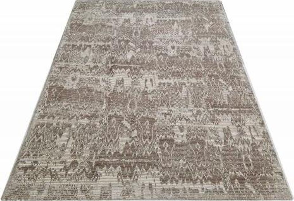 Teppich Sienna, abstraktes Design, grau, 160x230 cm, bis zu 10 mm Florhöhe, fußbodenheizungsgeeignet