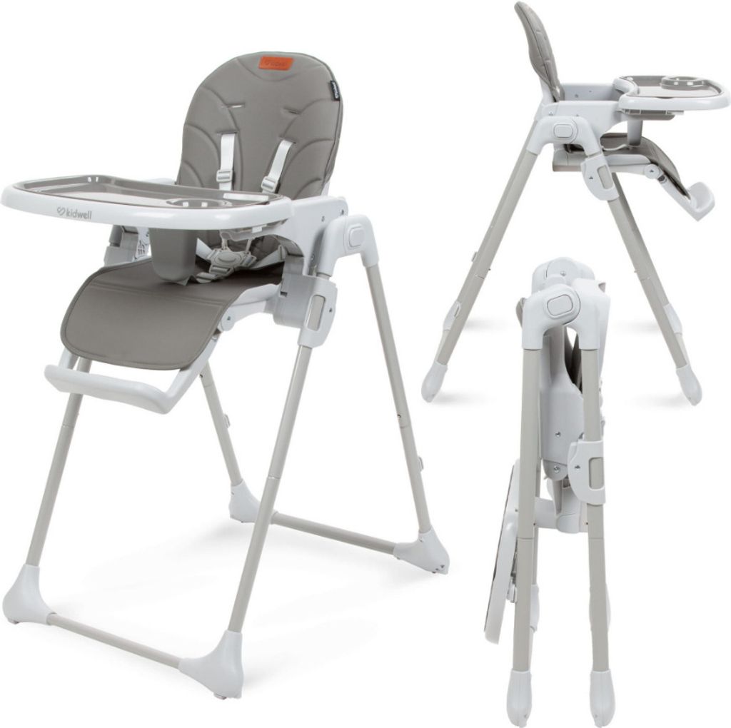 Babystuhl, Essensstuhl, verstellbar, abnehmbares Tablett, rutschfest, 6 bis 36 Monate, 5-Punkt-Gurt, Hochstuhl, Hochstuhl für Baby, belastbar bis ...