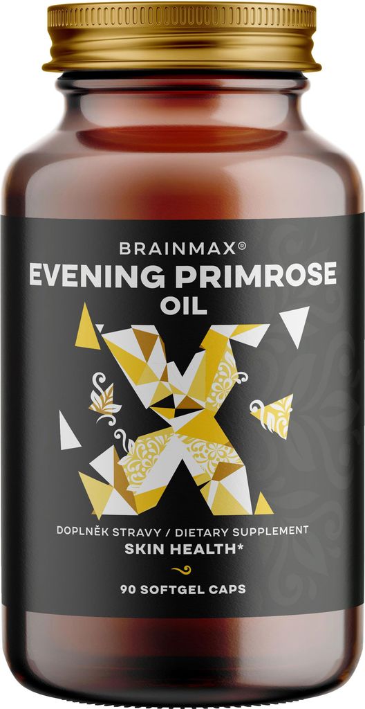 BrainMax Primrose oil, olej z wiesiołka, 90 kapsułek Obrázek produktu 