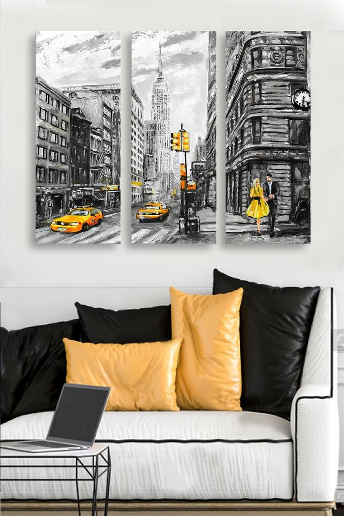 Wallity, MDF0071- MRV5171, Bunt, Leinwandbilder, 70 x 50 cm, 100% MDF (Dicke: 3 mm)