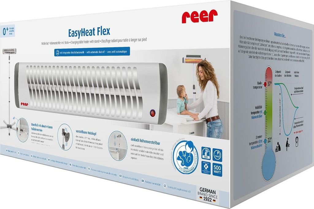 reer EasyHeat Flex Wickeltisch-Wärmestrahler, Produktbild 13